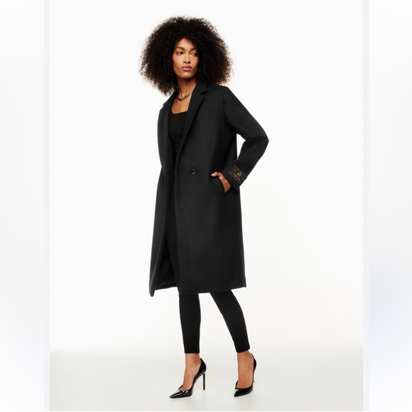 Babaton Jackets & Blazers - Babaton The New Stedman Coat - Virgin Wool in BLACK